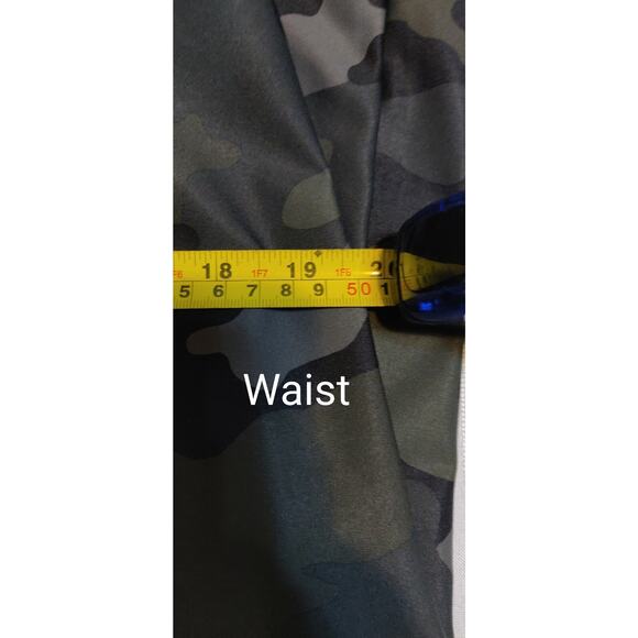 Old Navy Camouflage Dress Sz XL TALL Powersoft OLIVE GREEN Built-in Bra Stretchy - Picture 10 of 13